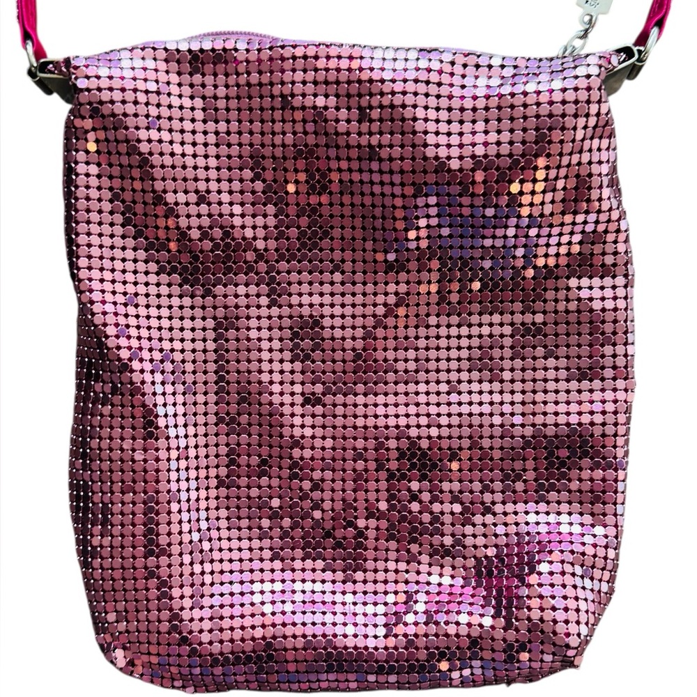 Whiting & Davis Pink Sequin Shoulder Bag